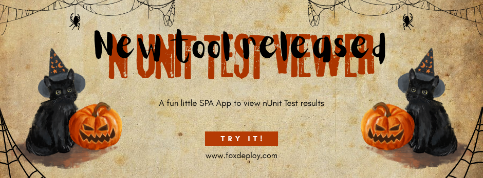 hero graphic for the post New Tool – nUnit Test Results Viewer